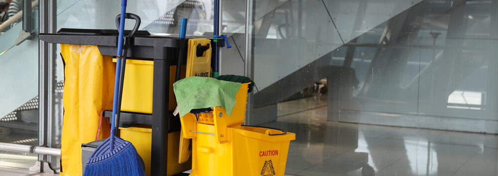 Closeup,Of,Janitorial,,Cleaning,Equipment,And,Tools,For,Floor,Cleaning